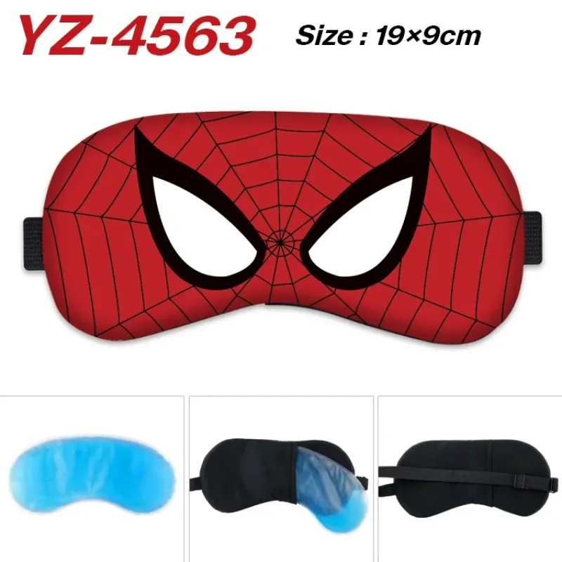 Antifaz de Dormir con Diseño de los Héroes de Marvel, Spider-Man, Iron Man, para Niños y Adultos, Regalo de Cumpleaños