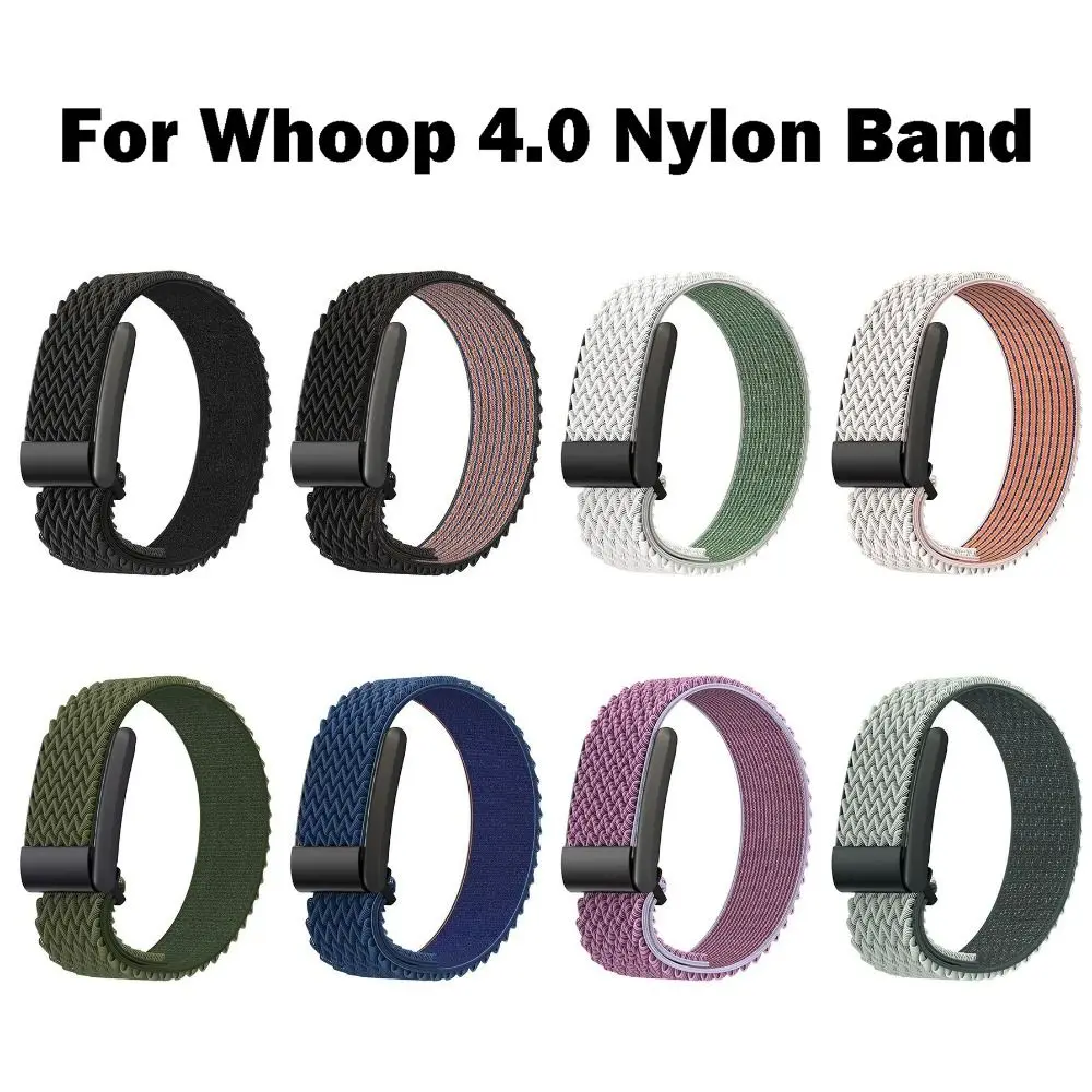 

Nylon Fitness Band Elastic Breathable Fitness Tracking Band Adjustable Portable Replacement Strap for Whoop 4.0 Women Men
