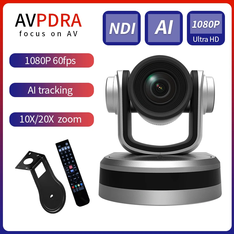 

1080P 10X/20X Конференц-камера NDI SDI USB-камера PTZ HDMI IP-камера для потокового вещания в реальном времени Поддержка POE для церковных деловых встреч