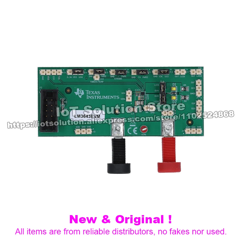 LM3643EVM Synchronous Boost Dual LED Flash Driver Evaluation Module W/ 1.5A High-Side Current Sources