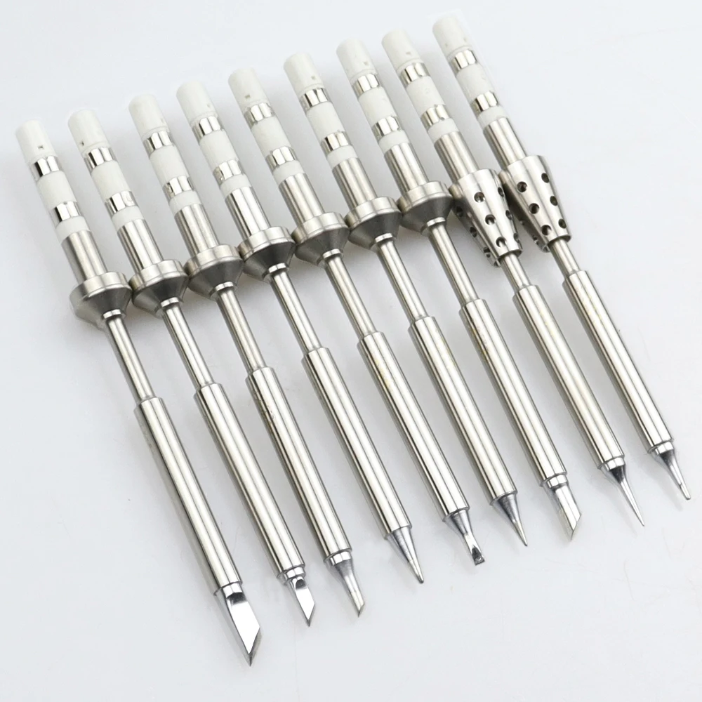 

9PCS Original TS101 SQ001 PINE64 Replacement Digital Electric Soldering Iron Tips TS-K KU B2 BC2 C4 D24 I ILS C1 Solder Iron