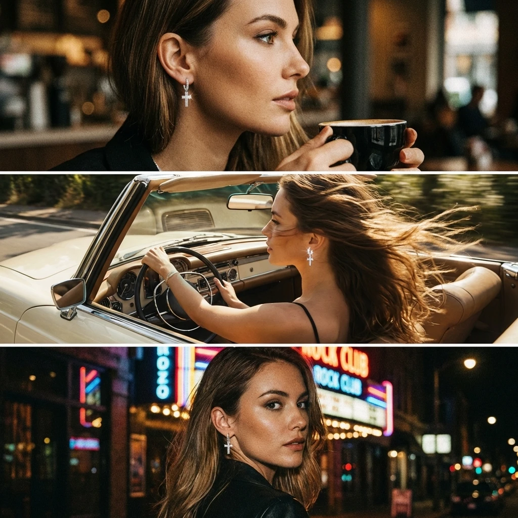 Boucles d'oreilles pendantes e - Women Accessories Meaning avis et prix