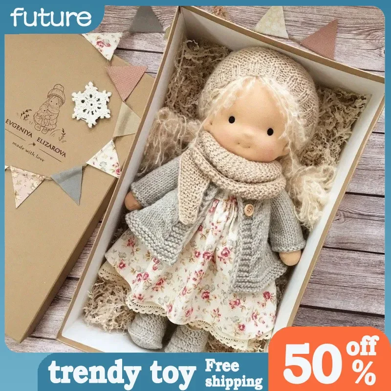 

In Stock Waldorf Handmade Cotton Stuffed Plush Doll Kawaii Anime Collection Model Room Decoration Festival Gift Children Toys
