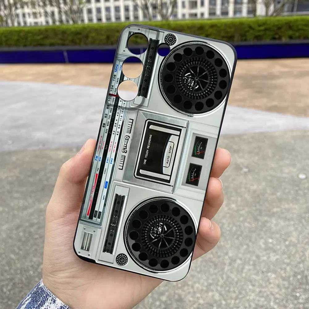 Retro Radio Graphic Phone Case for Xiaomi 14 Pro 13 Ultra 12 12t 11t 11 10 Lite 5G Shockproof Soft Silicone Covers Bumper Fundas