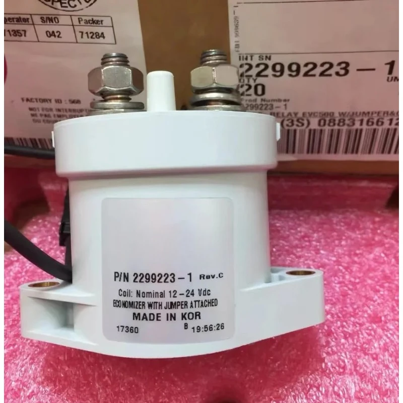 �y�Z�[�����z�}�b�N�X�M�[�N EVC500 2299223 -1 ���d�� DC �R���^�N�^�����ԗp�����[ 900V 500A �R�C�� 12-24V �����[ TE �p