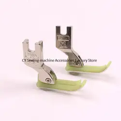 2pcs T58N Narrow Zipper Foot with Plastic Bottom for Juki Brother Singer Industrial Sewing Machines 0.3cm Oxford Presser Foot