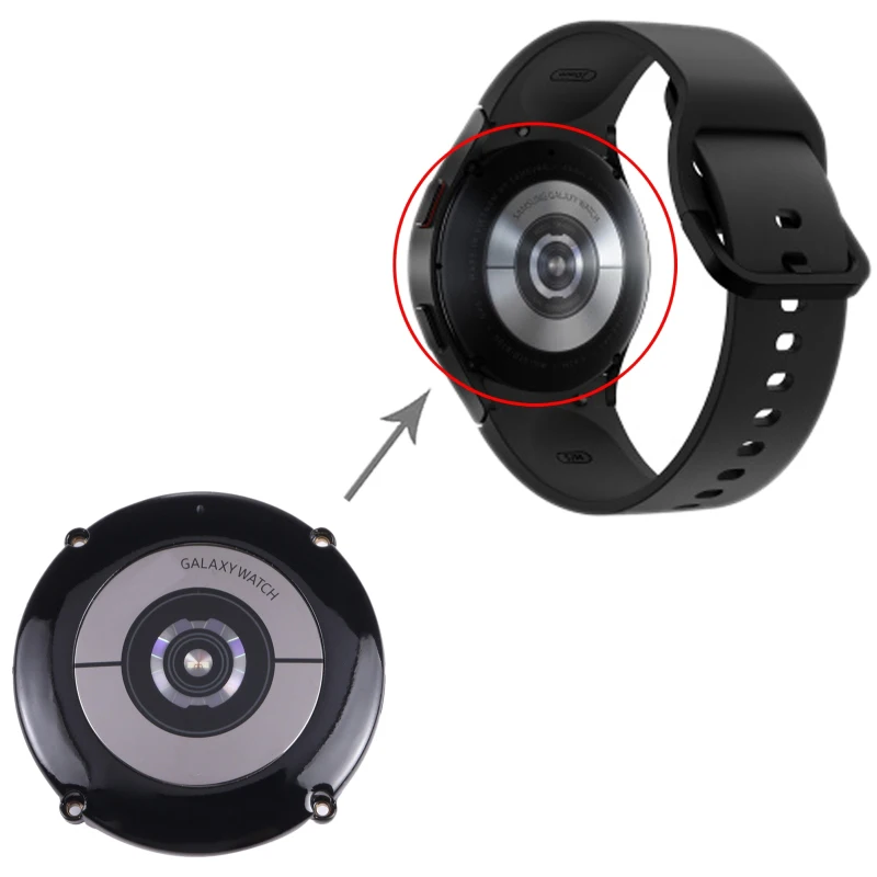 Back Cover For Samsung Galaxy Watch4 40mm SM-R860 SM-R865 Watch Heart Rate Sensor + Wireless Charging Module Replacement Part