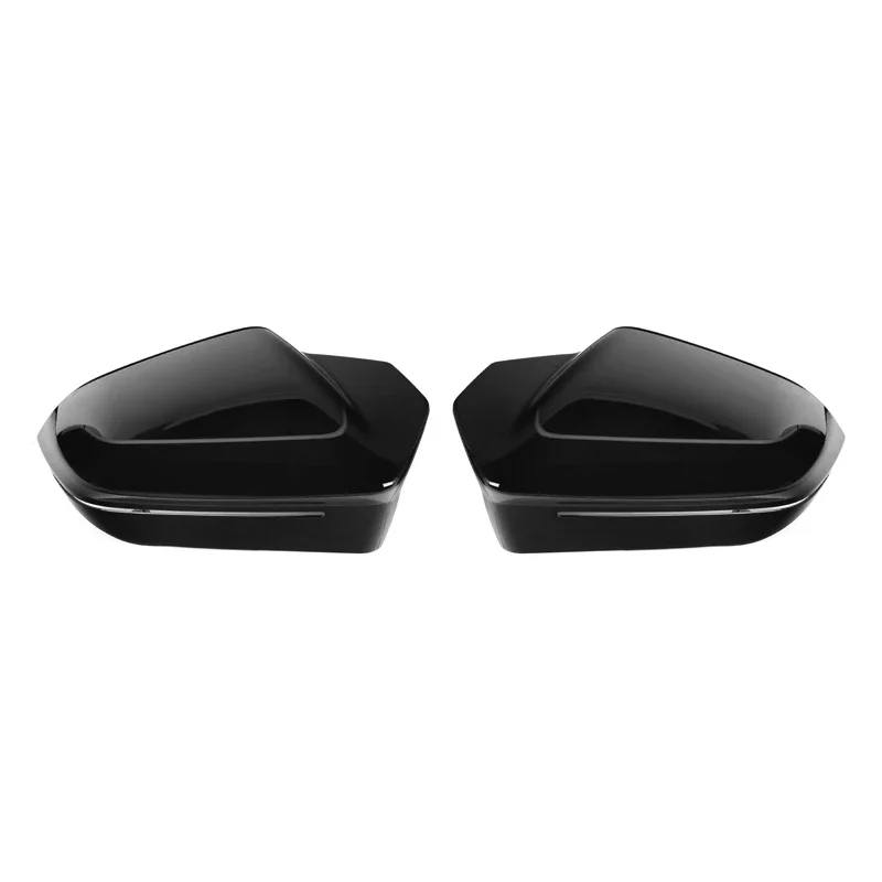 M style ABS Glossy black Side Mirror Cover for BMW 5 Series G60 G68 2024+ 7 Series G70 2023+ Replacement Mirror Cover