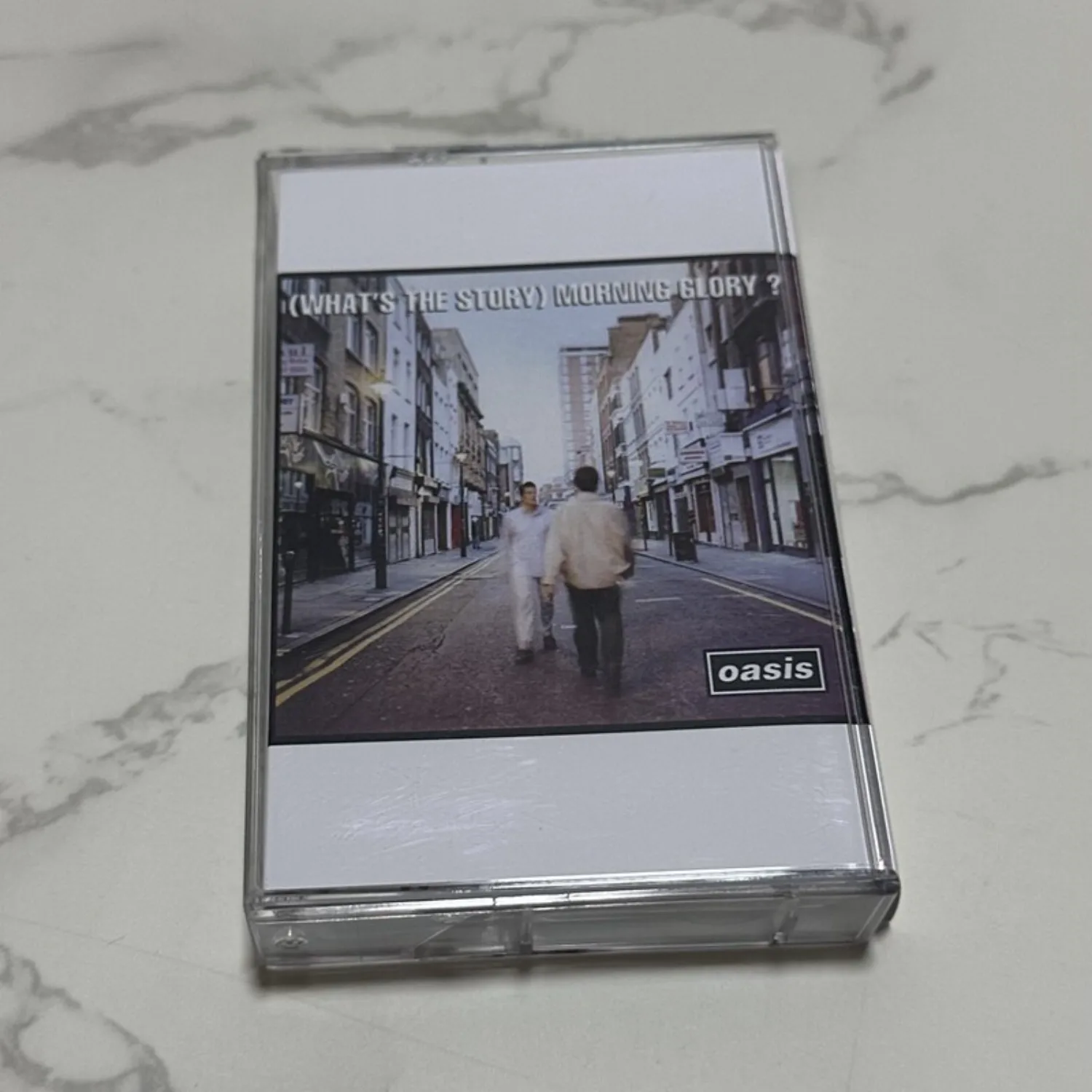 

Oasis (What's The Story) Morning Glory Britpop Audio Cassette Tape Retro Vintage Analog Sound Collectible for Fans