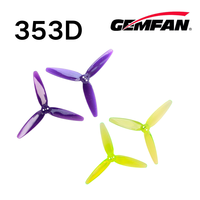353D Propeller Gemfan 3 Blade 3D Props for freestyle racing drones RC FPV Accessories PC CCW 1.5mm 3 Holes dual-rotor 4Pair/8pcs