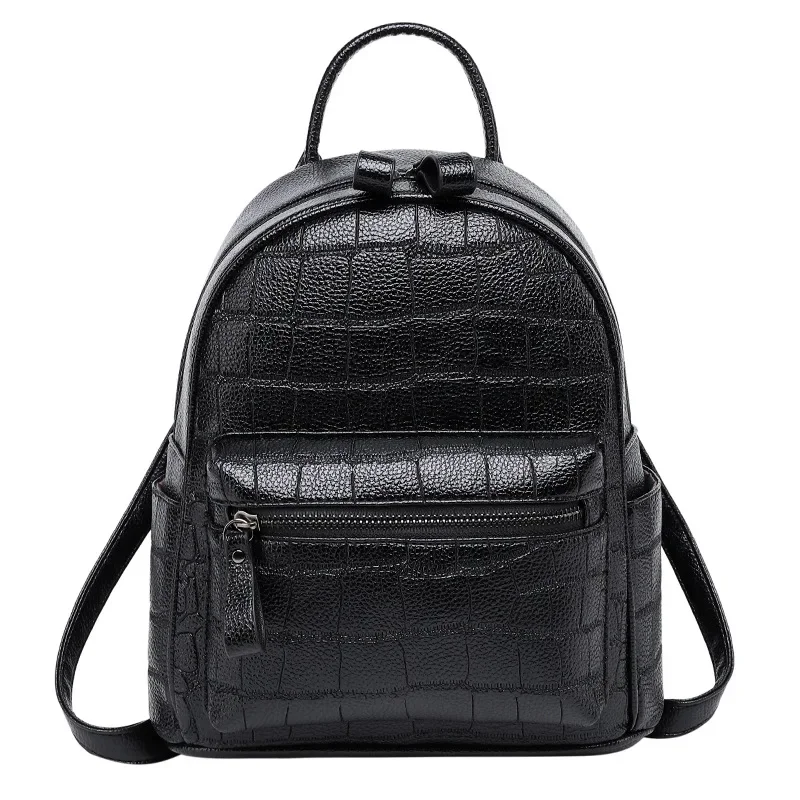 New Fashion Women Backpacks Alligator High Quality Female Ladies Bag Korean Student Backpack Girl Preppy Style Bolsa Feminina