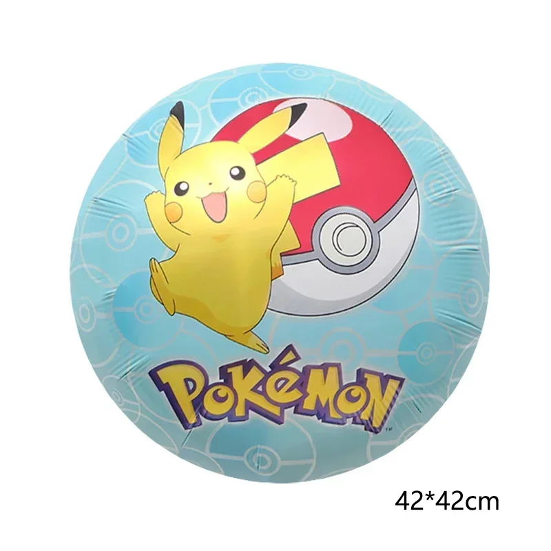 Pokemon ballon Pikachu Squirtle Bulbasaur Pikachu Menselijke figuur Aluminium ballon Decoratie Benodigdheden Kinderverjaardagsfeestje Cadeau