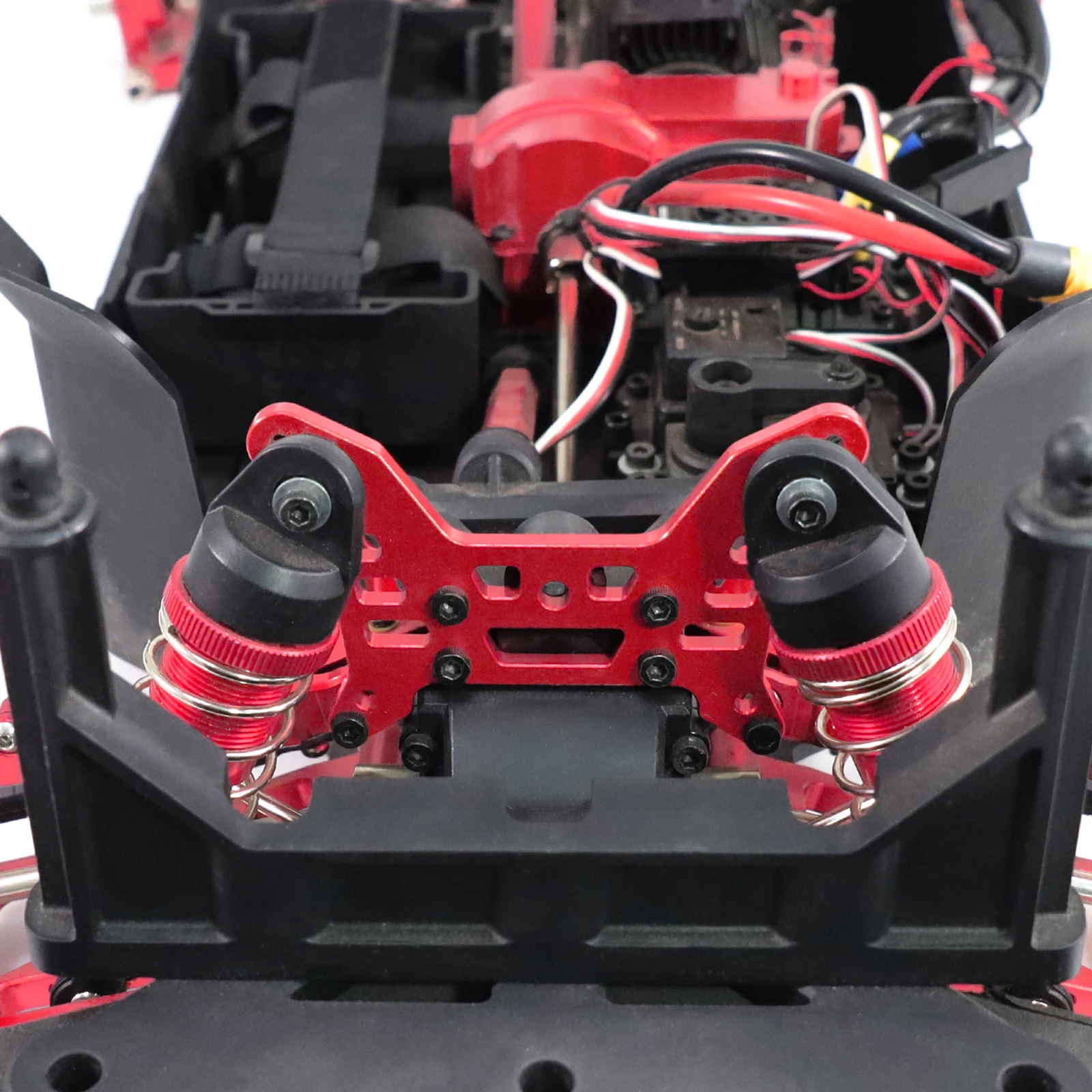 Front Rear Suspension Brackets Butterfly Frame for Hyper GO MJX 1/7 7303 7304 RC Car Metal Upgrade OP Accessories Parts