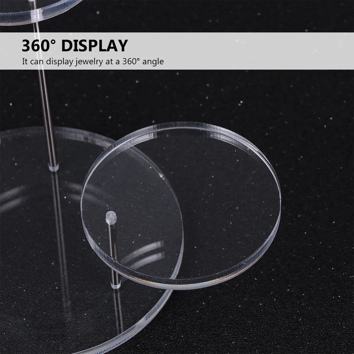 

1Set Upscale Jewelry Display Stand Set Ring Earring Bracelet Watch Necklace Artistic Object Display for Shop Window Showcase