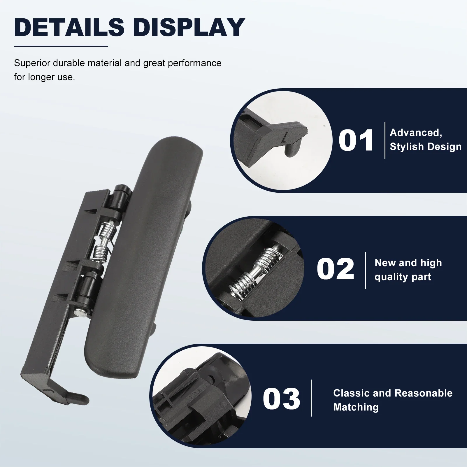 1 Pair Front Exterior Door Handles FOR Citroen Xsara 1997-2006 9101.L8 9101.L9