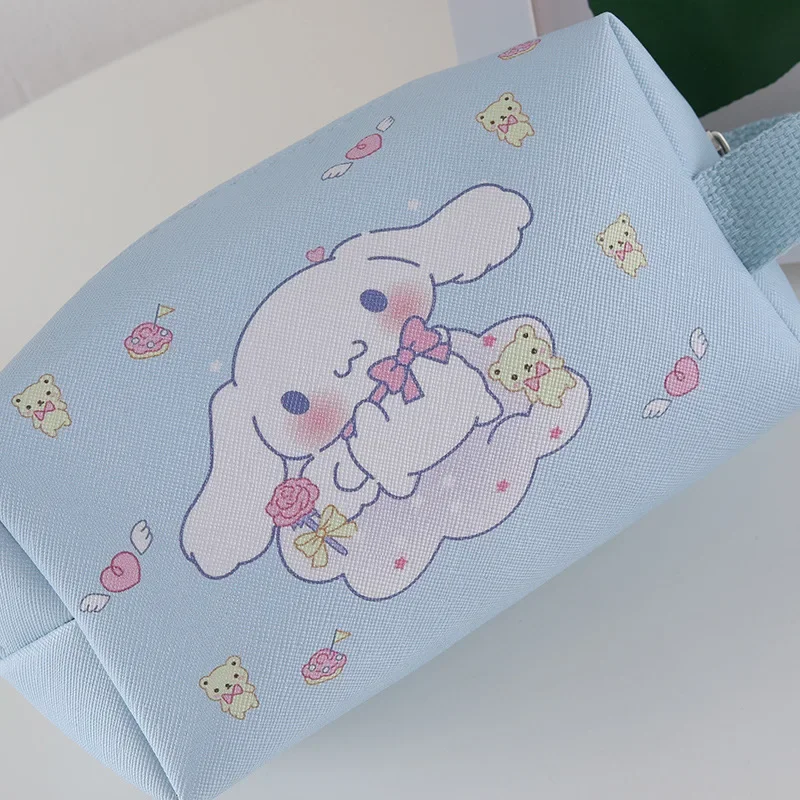 Astuccio per matite Sanrio Cartoon Cinnamoroll borsa per studenti borsa per cancelleria per scuola di grandi dimensioni borsa per bambini regalo di