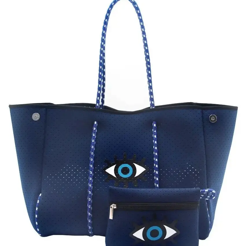 Sac à main en néoprène de grande taille pour femme, sac à main de luxe, sac Solomon design, sac Angel Eye, loisirs à la mode