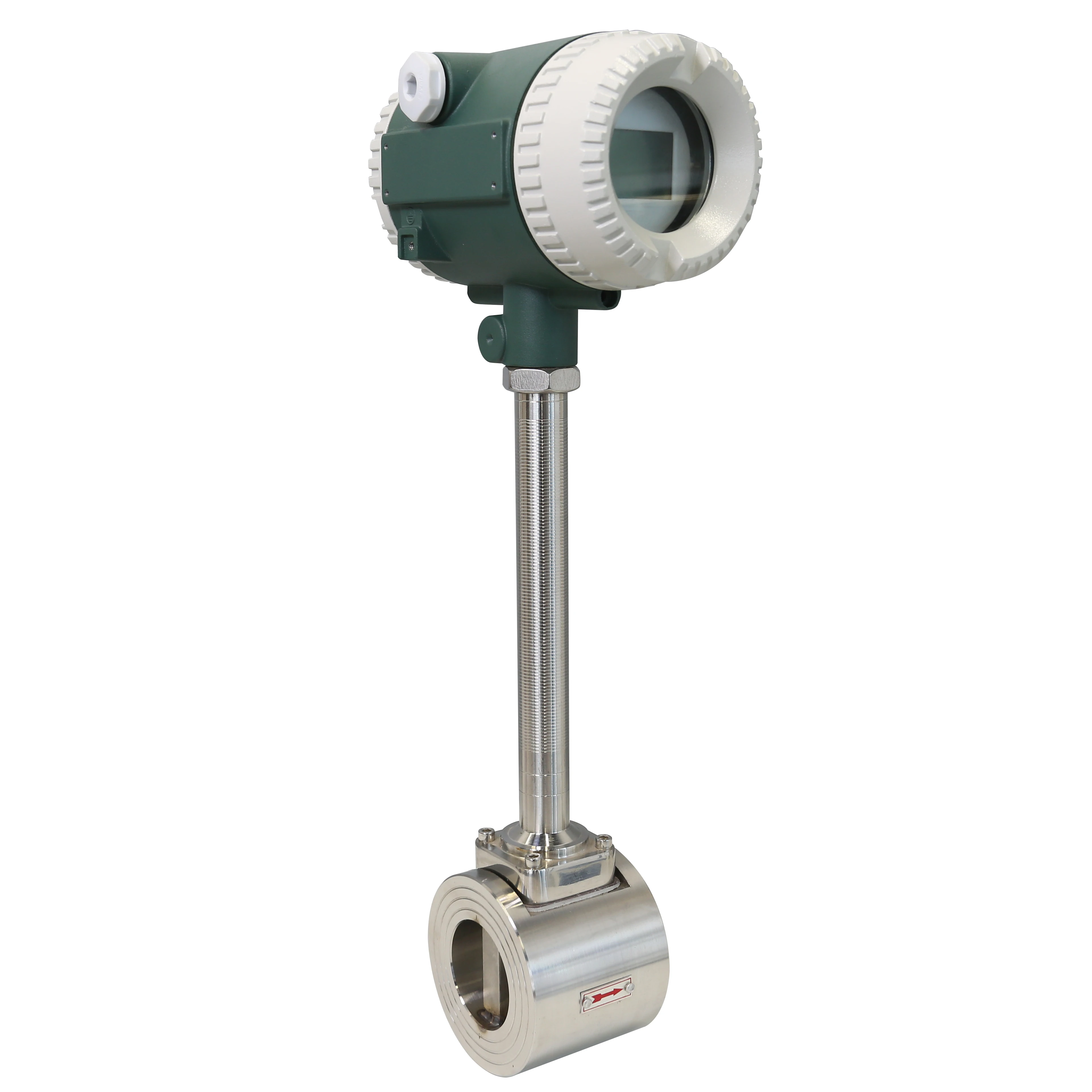 China Flange Connection Portable Dn50  Flowmeter High Temperature Pressure Sensor Co2 Precession  Flow Meter Price