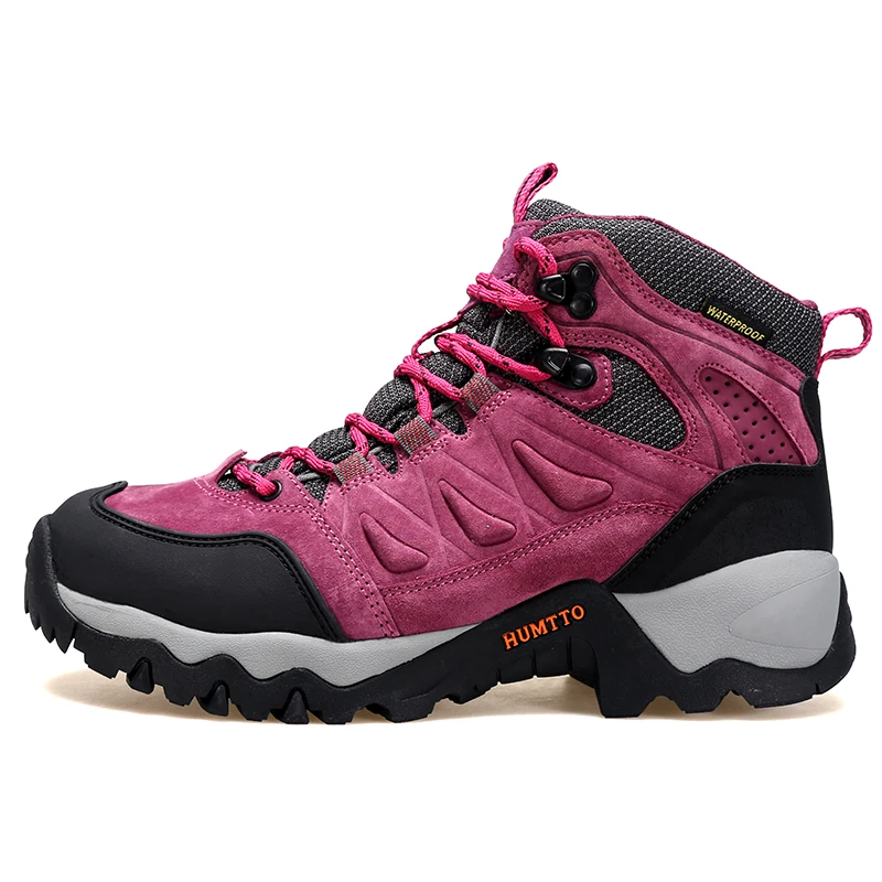 HUMTTO Trekkingschuhe für Damen, wasserdicht, Sport, Klettern, Wanderstiefel, Damen, neue Winter-Luxus-Designer-Damen-Turnschuhe im Freien