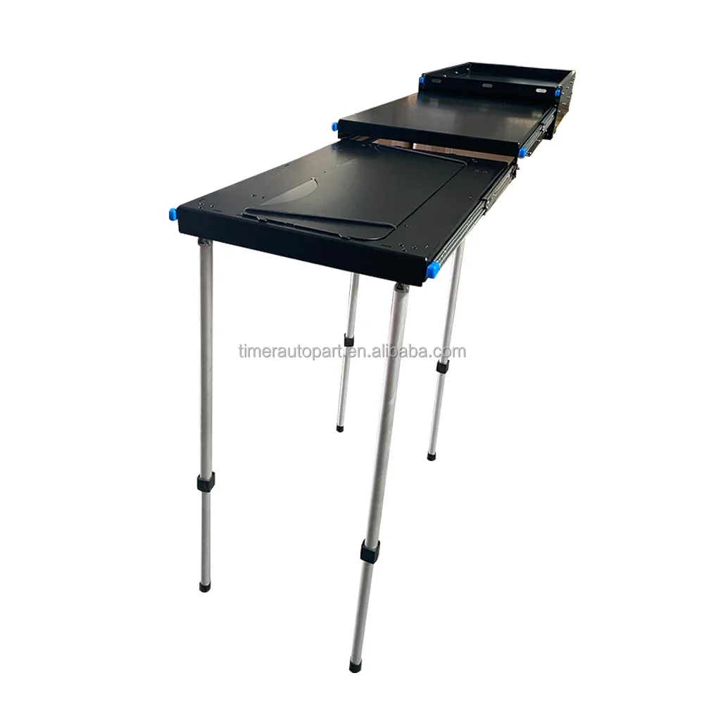 

4wd Overland Foldable Slider Camping Kitchen Set Expandable Table for Pickup Suv Cooking Equipment Rear Outdoor Accessories