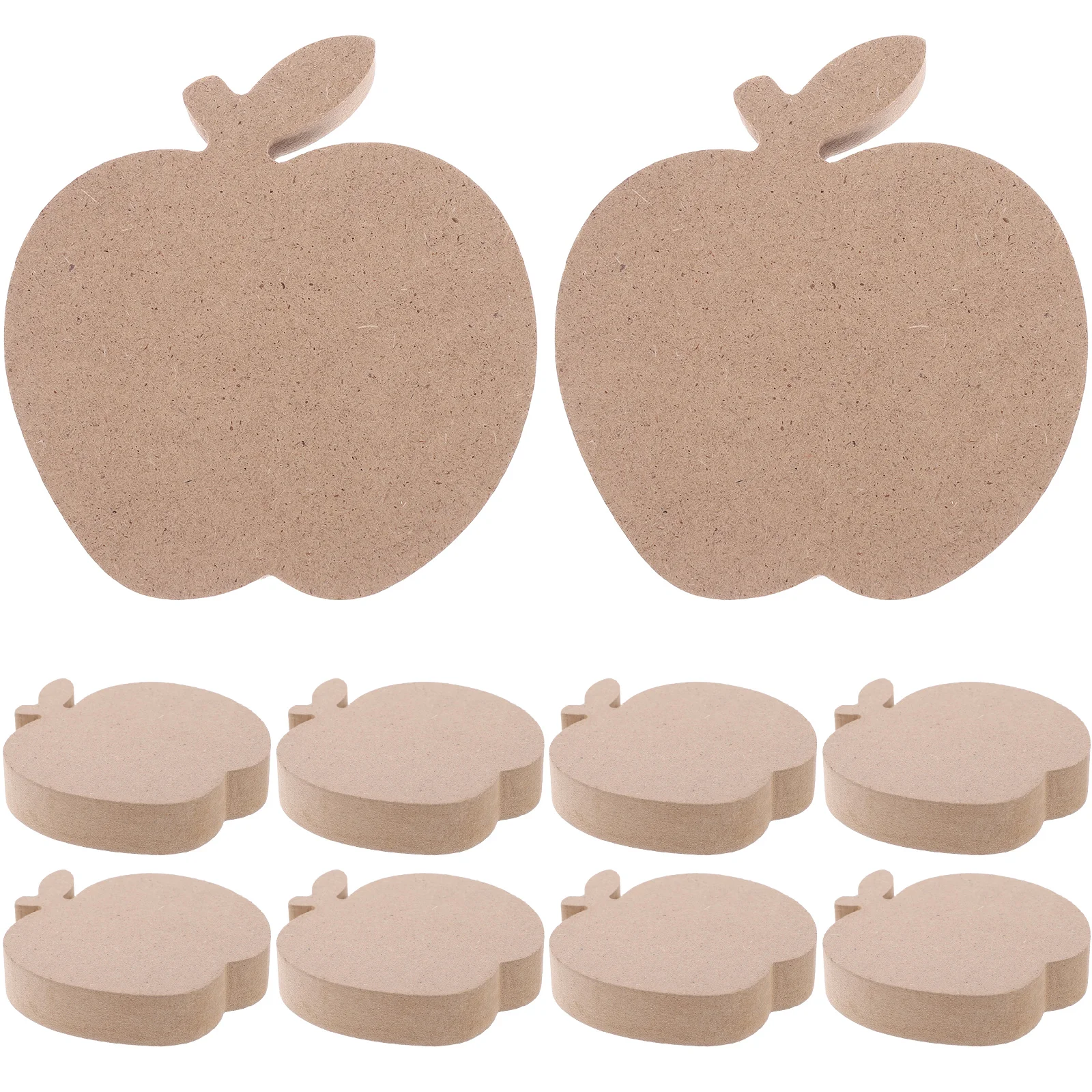10 pezzi di decorazioni per la tavola di zucca, etichette in legno per mele, per artigianato fai da te, forniture di Halloween, cartelli St, decorazioni per l'home office