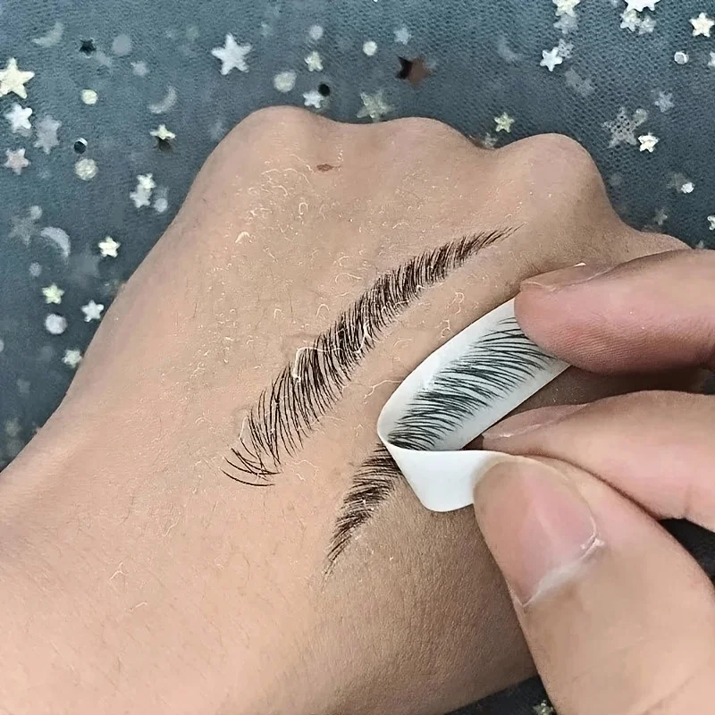 Waterproof 4D Eyebrow Stickers - Long Lasting, Natural-Looking, and Easy to Apply Cosmetics