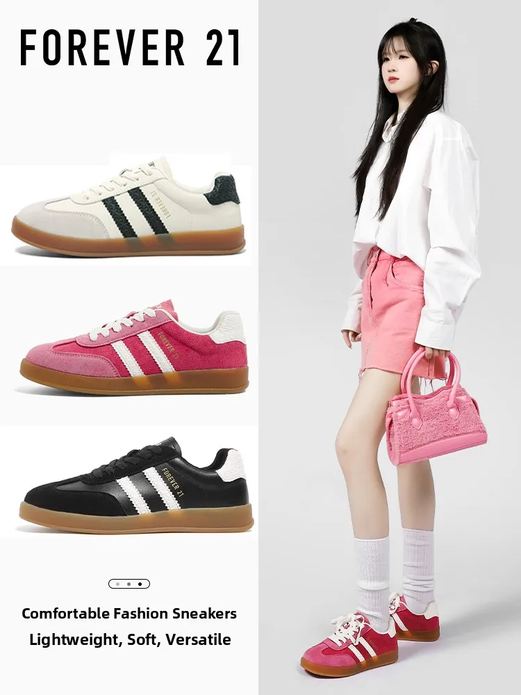 

Женские повседневные кроссовки Forever 2 из натуральной кожи в стиле ретро, универсальные, на плоской резиновой подошве, с круглым носком, синие