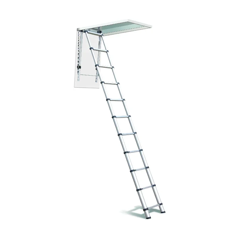 Non-electric building staircase household indoor duplex folding lift staircase villa invisible hidden non-slip stairc