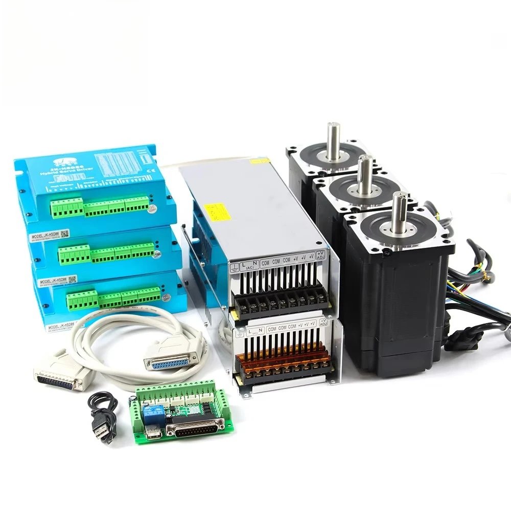 Nema 23 24 34 Hybrid closed-loop stepper motor 1.8 degrees 1000ppr 3-4Nm driver Subdivision 2-phase numerical control machine