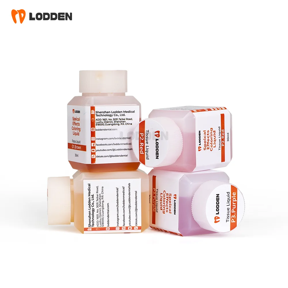 

Dental Special Coloring Liquid for Full Dental Zirconia Ceramic Restoration Staining Dental Lab Zirconia Block Coloring Liquid