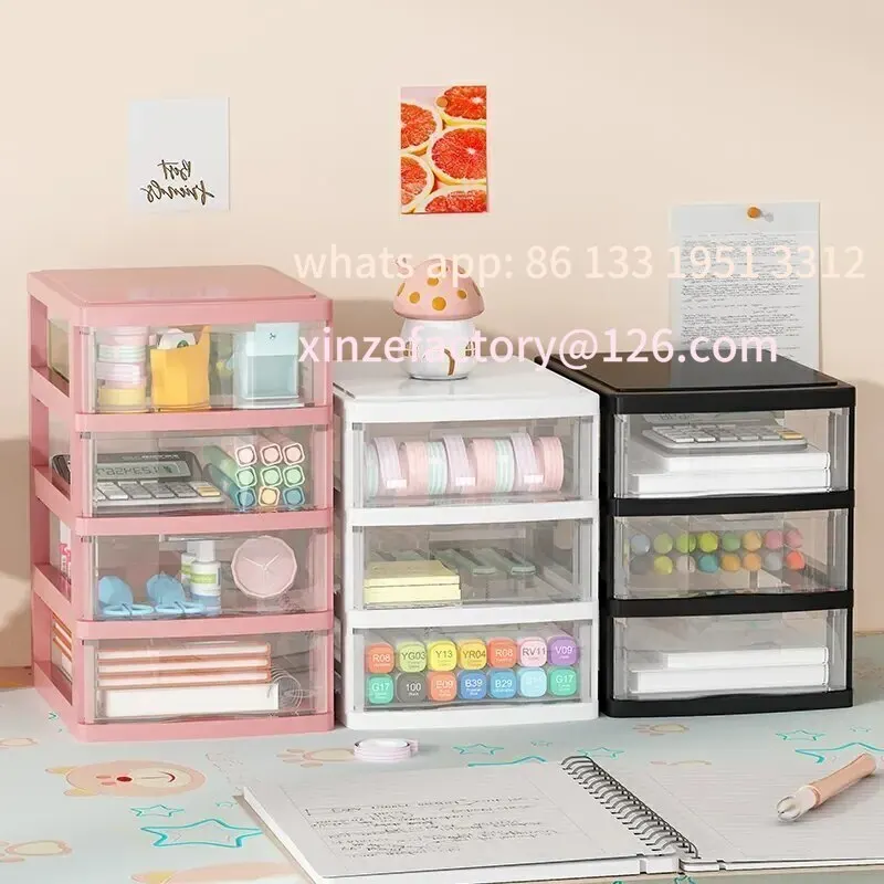 

Customizable Desk Storage Box Desktop Storage Box Drawer Type Storage Cabinet Office Cosmetics