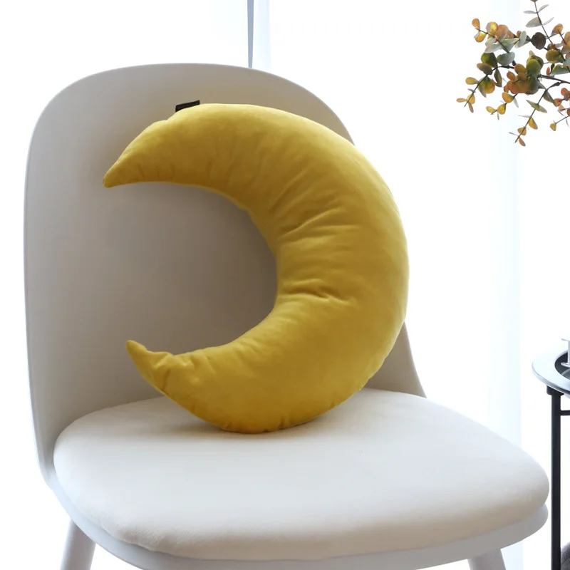 Creative Pillow Moon Pillow Cushion Special-shaped Office Pillow Beautiful Elements Modern Minimalist Sofa