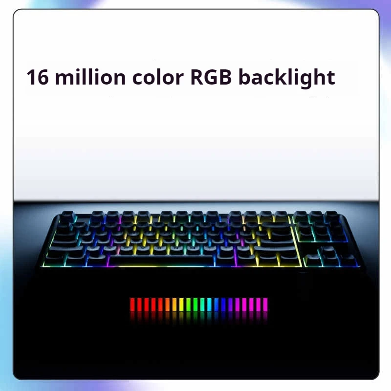 Su Dongpo Game Mechanical Keyboard 3Mode USB/2.4G/Bluetooth Wireles Keyboard 87keys PBT RGB Blackligt Hot Swap Gaming Keyboard