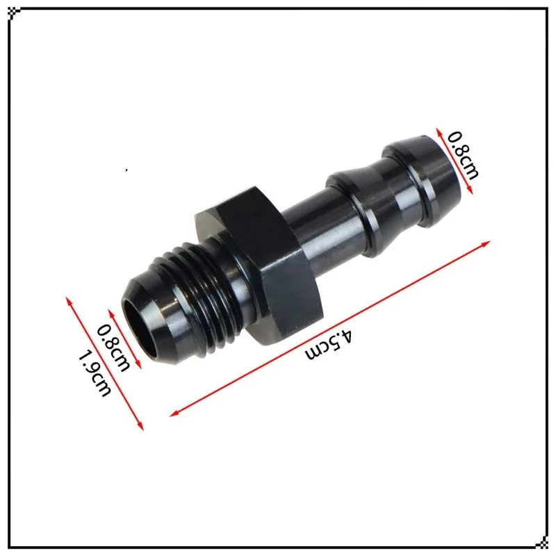 

Auto Modification, Accessories Hose Barb Fuel Line Fittings 6AN To 3/8 5/16 Fuel Line Adapters Auto Parts New