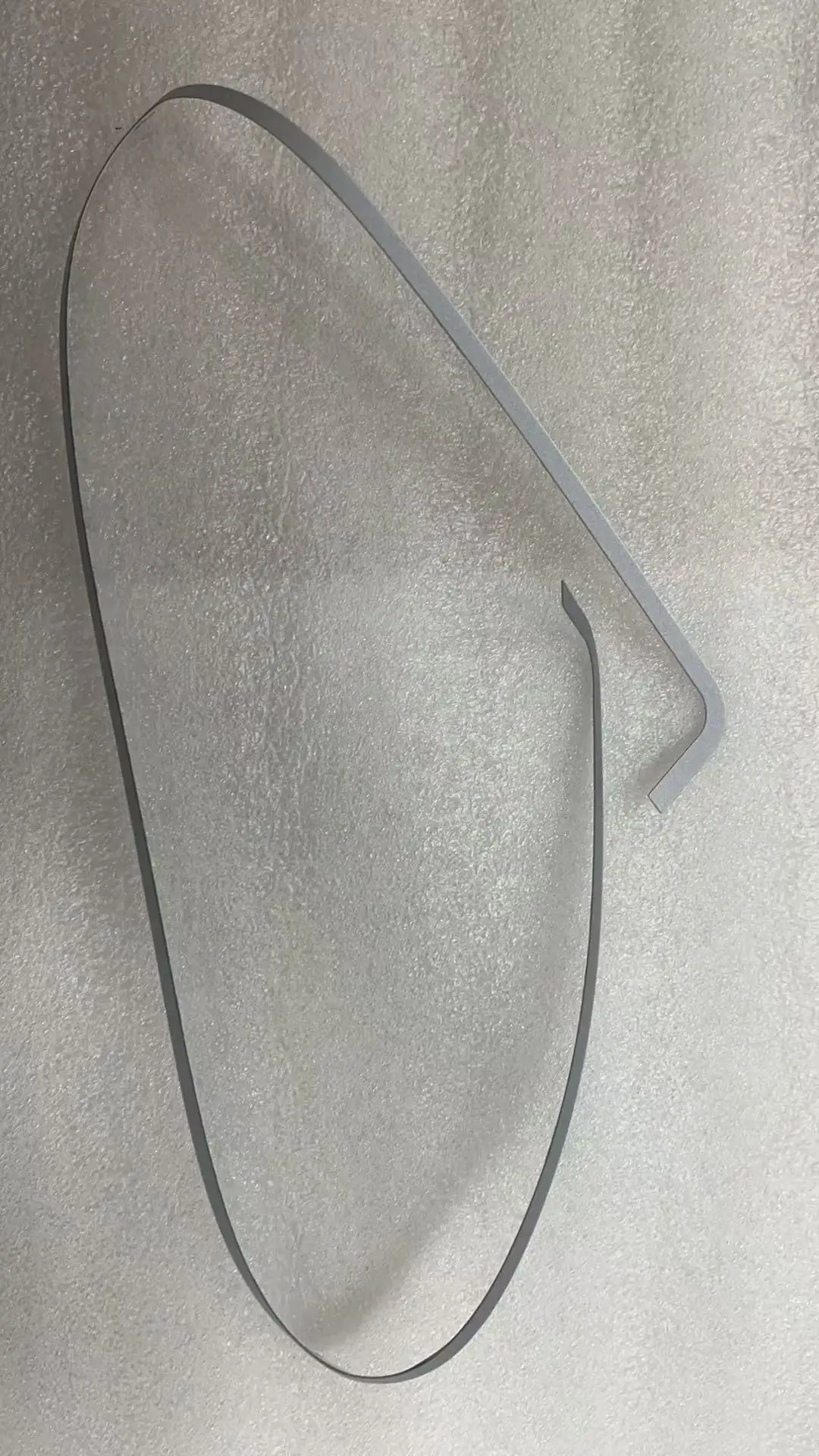 New for Microsoft Surface Laptop Studio 1964 Bottom Case U Trim Strip Tags with Tape silver  and Black view 4