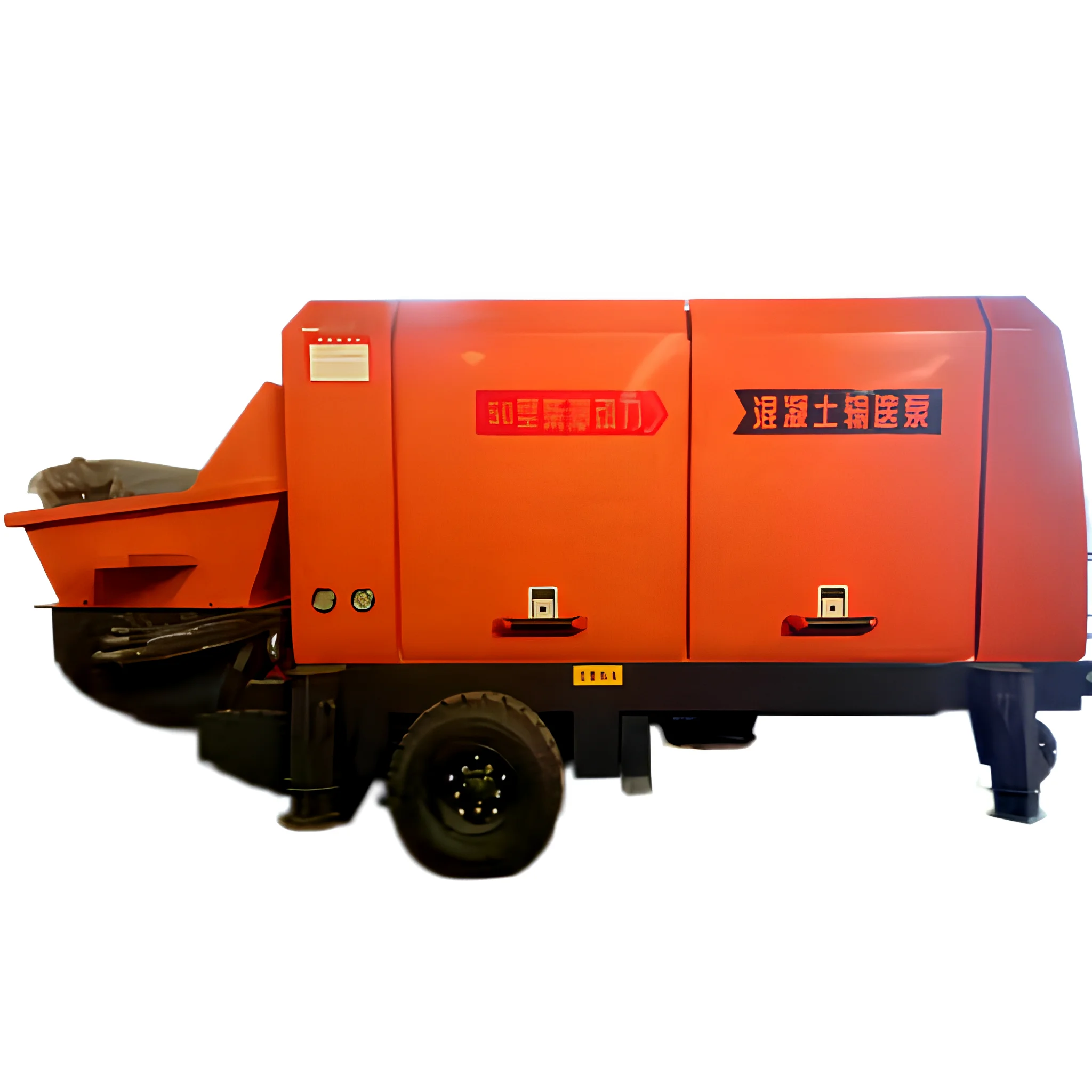 YG Customized Efficient 10-45m/h Diesel/Electric Mobile Concrete Pump with Portable Pipeline for Building Transfer Work