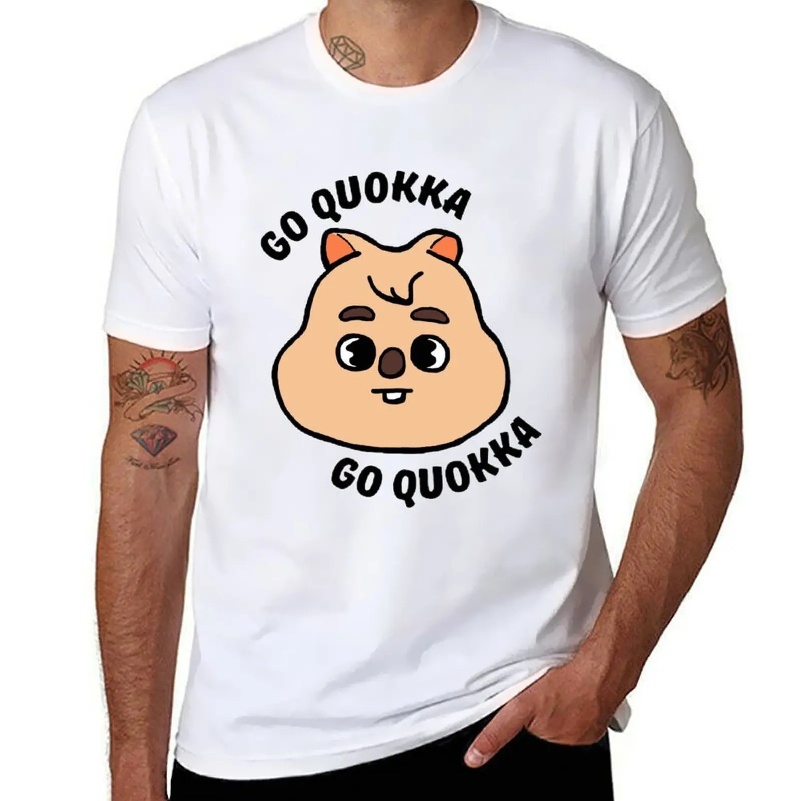 

Go Quokka T-Shirt cotton t shirts high quality man t shirt summer T-Shirt