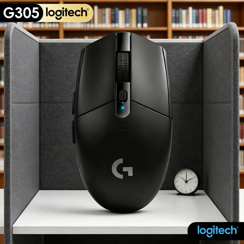 G305 Logitech LIGHTSPEED Pro Player Gaming Mice HERO 12000 DPI 6 Programmable Buttons 250H Battery Wireless For PC Mac Platform