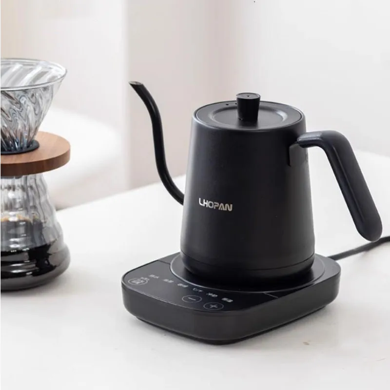 지능형 온도 제어 냄비, 가정용 미세 입 손 세척 커피 포트, 전기 물 냄비, 급속 가열 주전자, 800ml