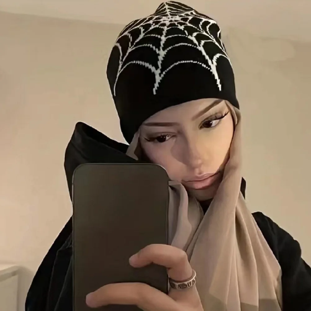 

2Pcs Winter Knit Beanie Hats Women Warm Elastic Knitted Caps Lightweight Breathable Winter Outdoor Supply Unisex Hats