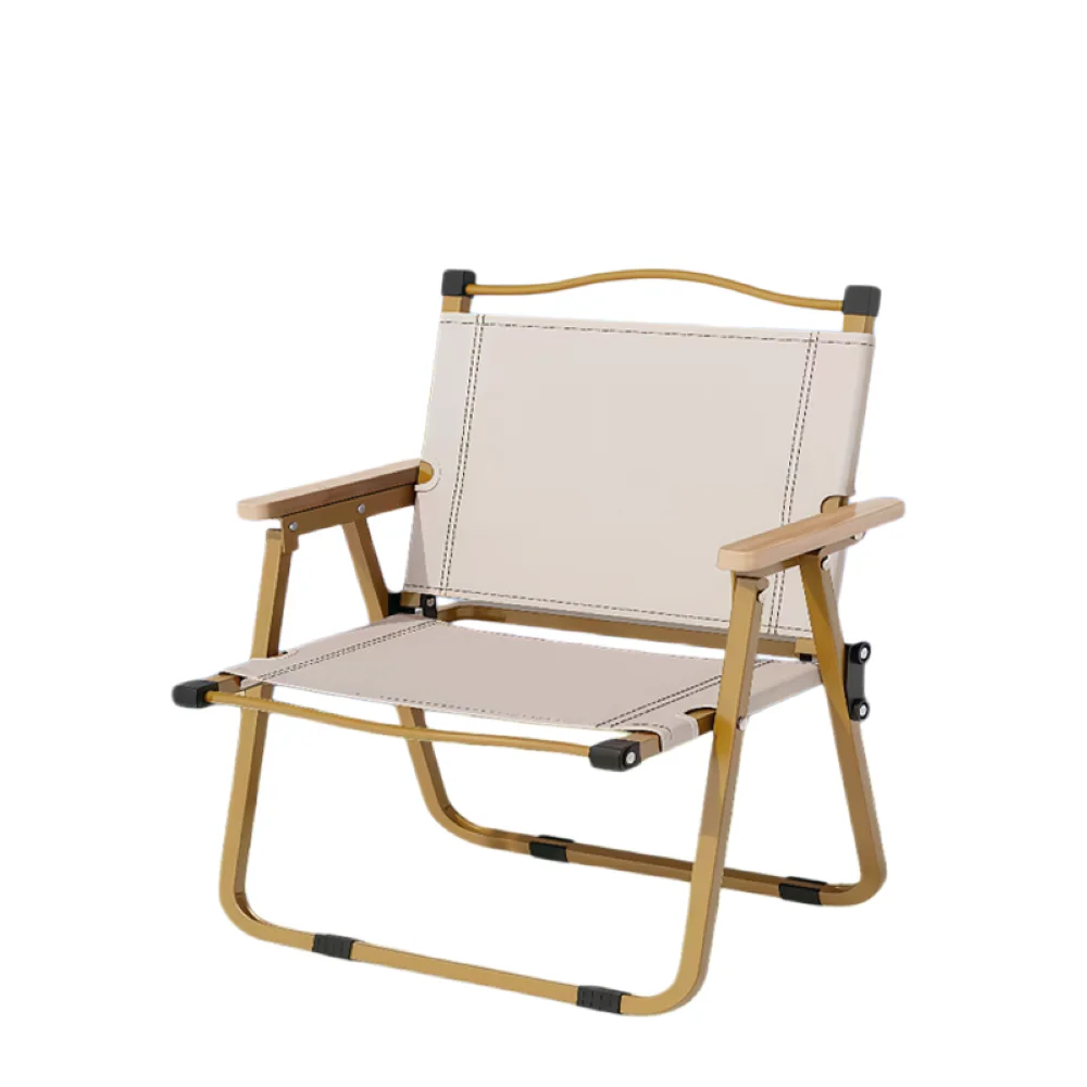 Detachable Waterproof Portable Folding Kermit Chair for Outdoor Camping Workshop Exterior Use Stainless Steel Square Tube