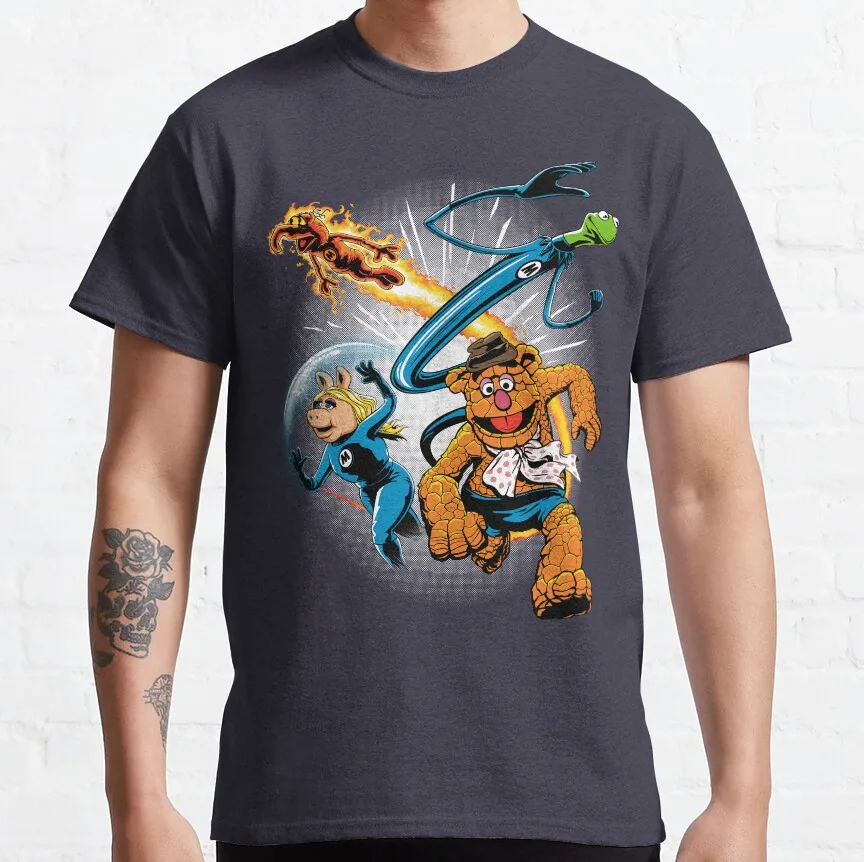 Funny Muptastic ALF 80s Cartoon graphic t shirts 90s Retro Style Alien Character TV Show Unisex t shirt Adult all size S-6XL view 3