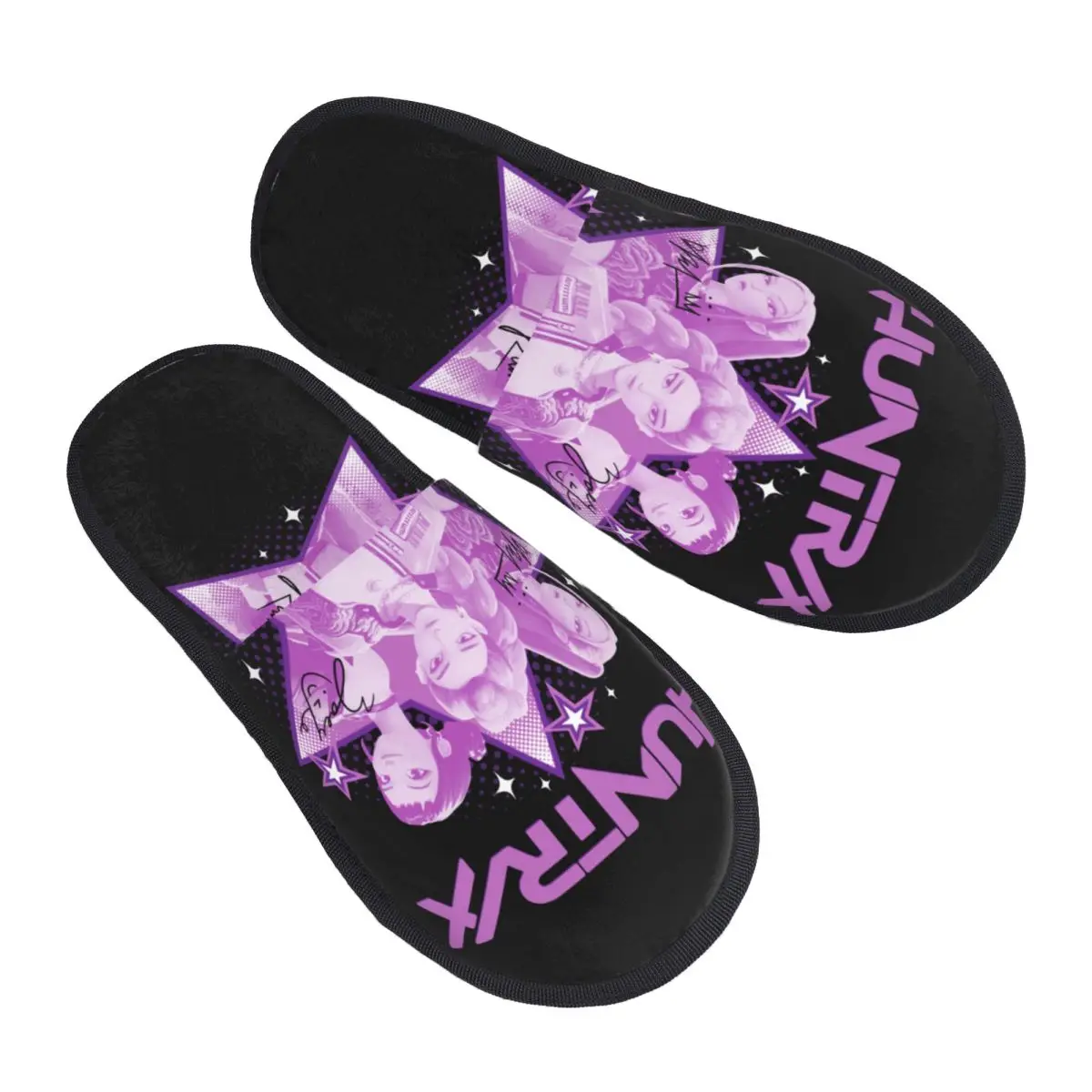 

Kpop Demon Hunters Huntrix Гостевые тапочки для спа-женщин Домашние тапочки с принтом на заказ