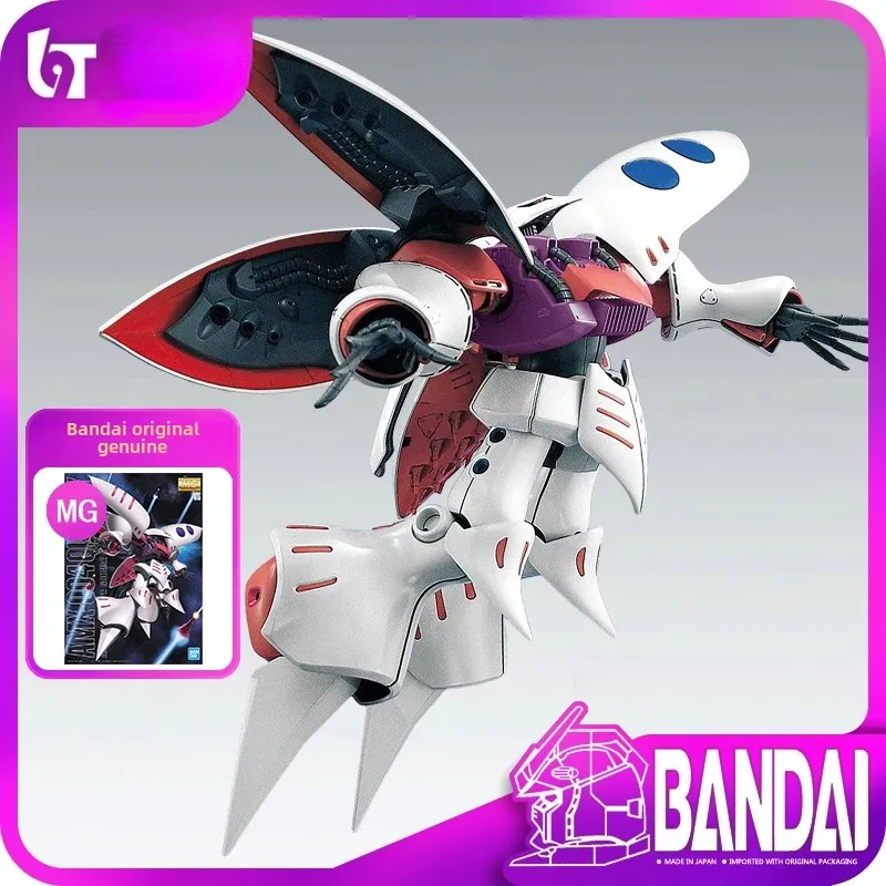 In Stock Bandai 1/100MG White Kabini AMX-004 Kabini Harman with Gundam Assembly Model