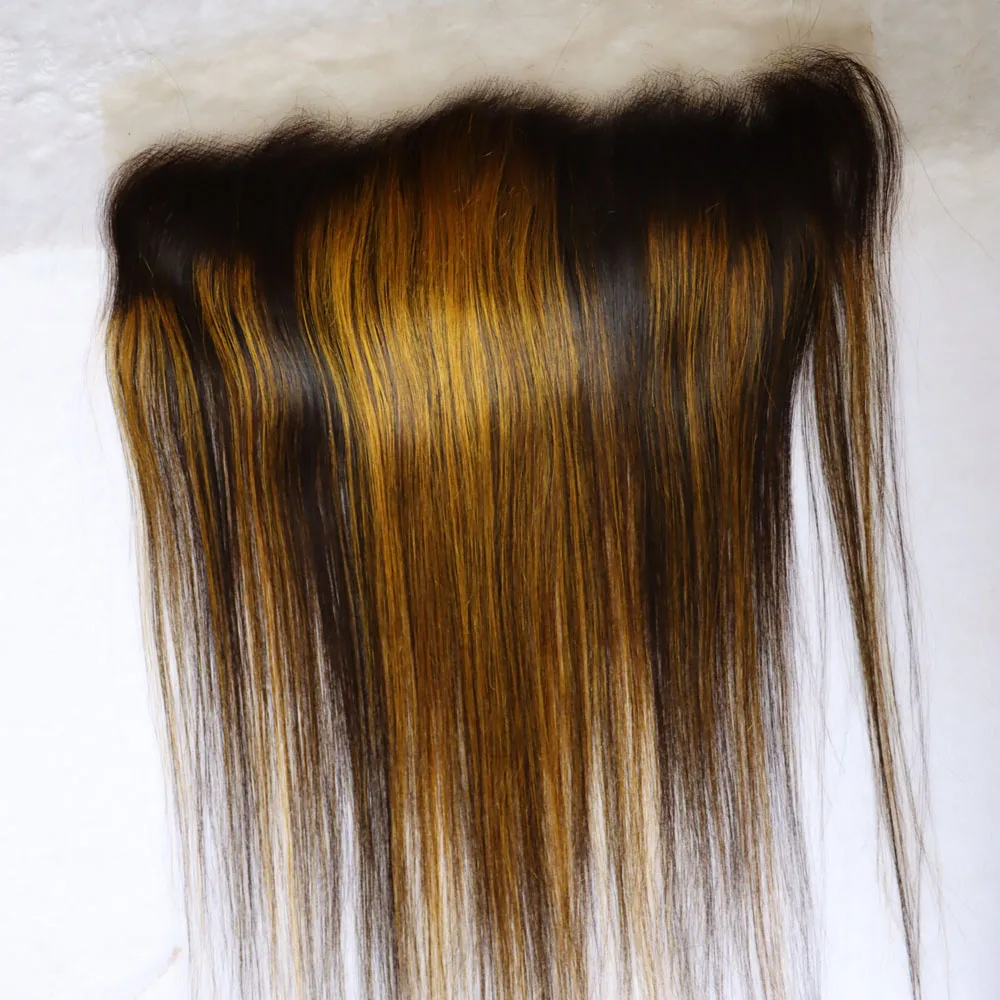 13x4 13x6 الدانتيل أمامي 4x4 5x5 الدانتيل الشفاف إغلاق عذراء ريمي شعر مستعار بشري الهندي تسليط الضوء على 1B الأصفر أومبير