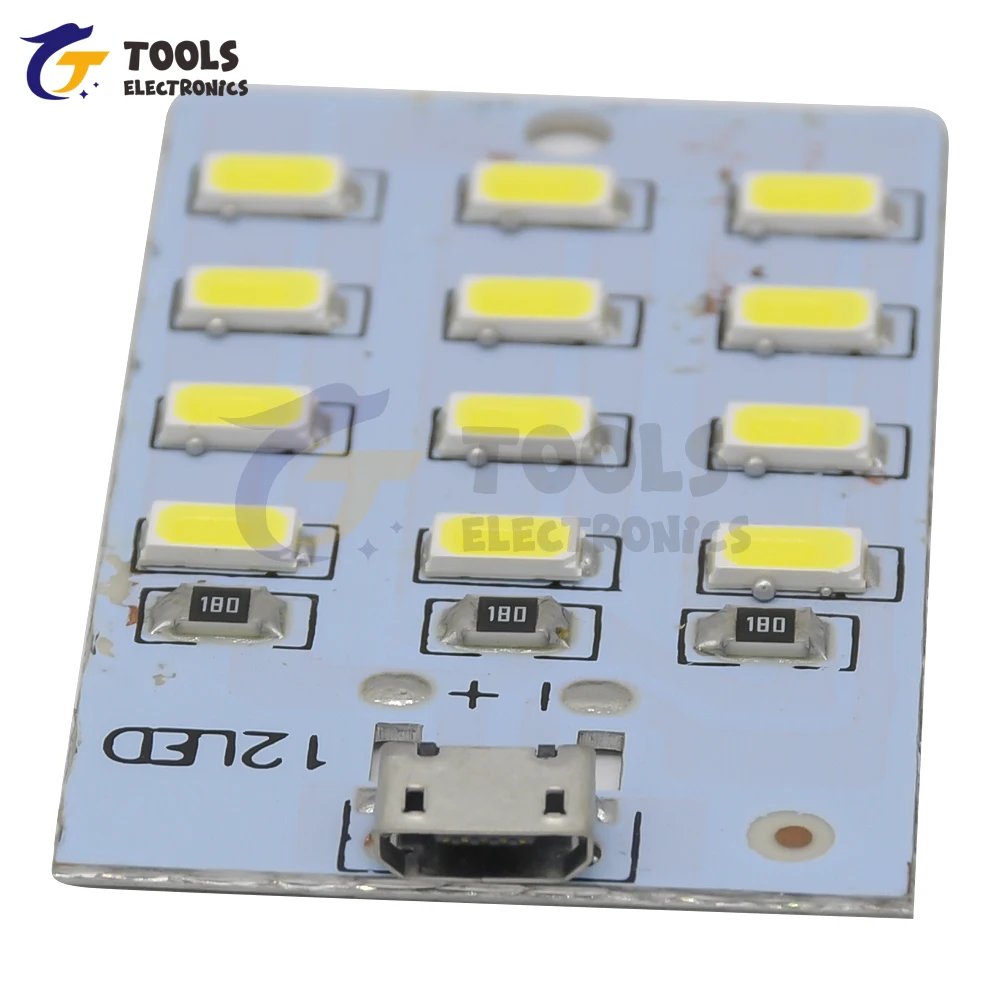 5730 SMD 5V~470mA 430mA White USB 5730 Micro LED Lighting Panel Emergency USB mobile light Emergency light Night Light