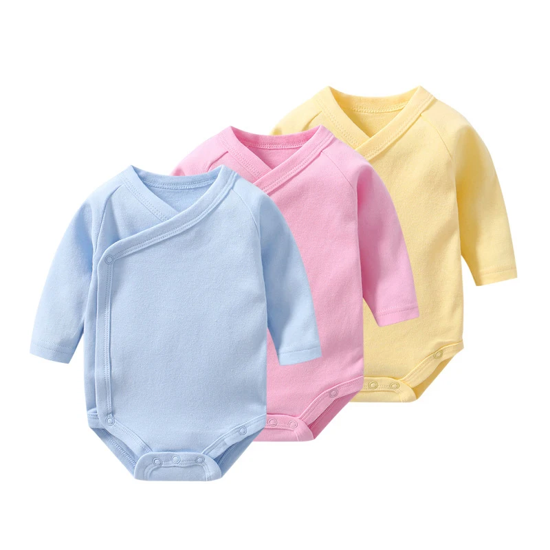 Baby newborn boy girl Monk Robe baby clothes long sleeves infant jumpsuit toddler handsome gentlemen white body Jumpsuit