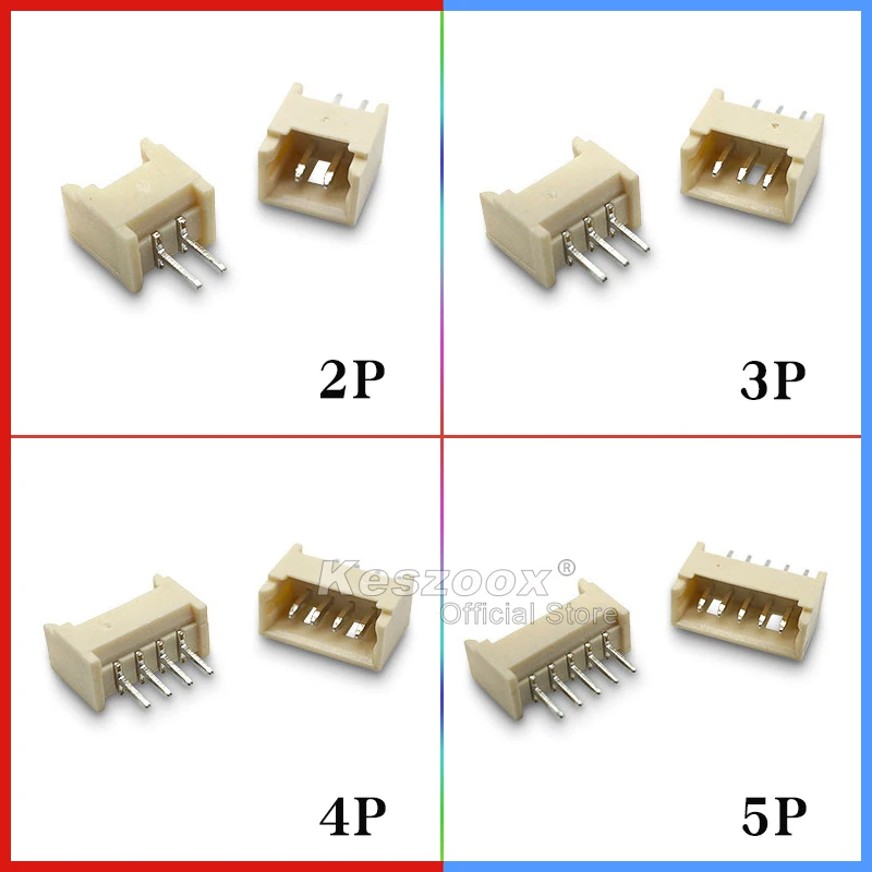 

1.25mm Molex 53047 Series Vertical Socket Terminal Connector, SMD Header Wire Adapter, Keszoox