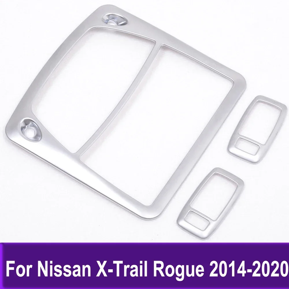 

Inner Roof Reading light lamp Cover Trim Accessories Sticker For Nissan X-Trail Rogue 2014 2015 2016 2017 2018 2019 2020