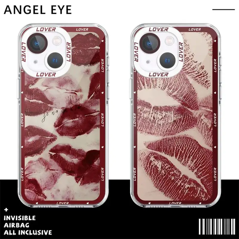 Lip Art Phone Case for Motolora Moto G32 G22 G72 Edge 40 5G G52 G71 G73 Soft TPU Cover